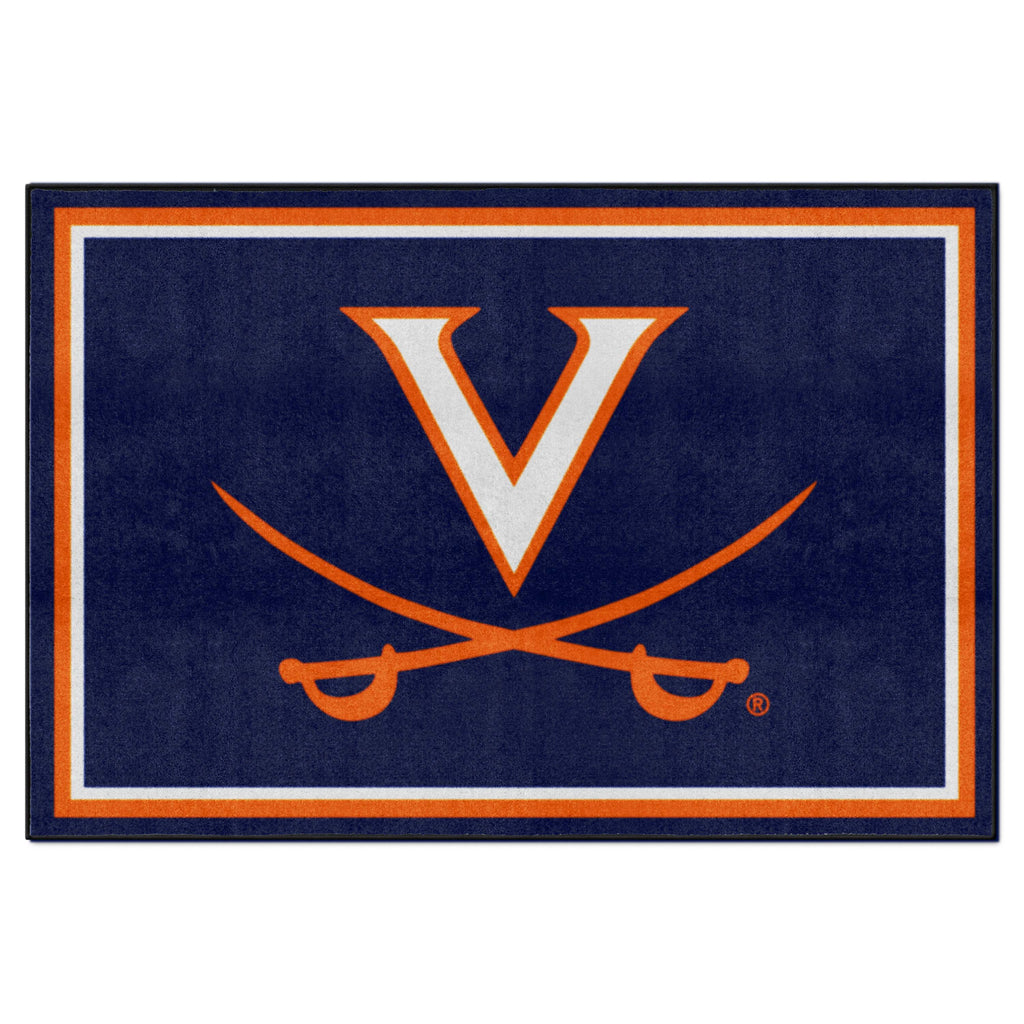Fanmats - University of Virginia 5x8 Rug 59.5''x88''