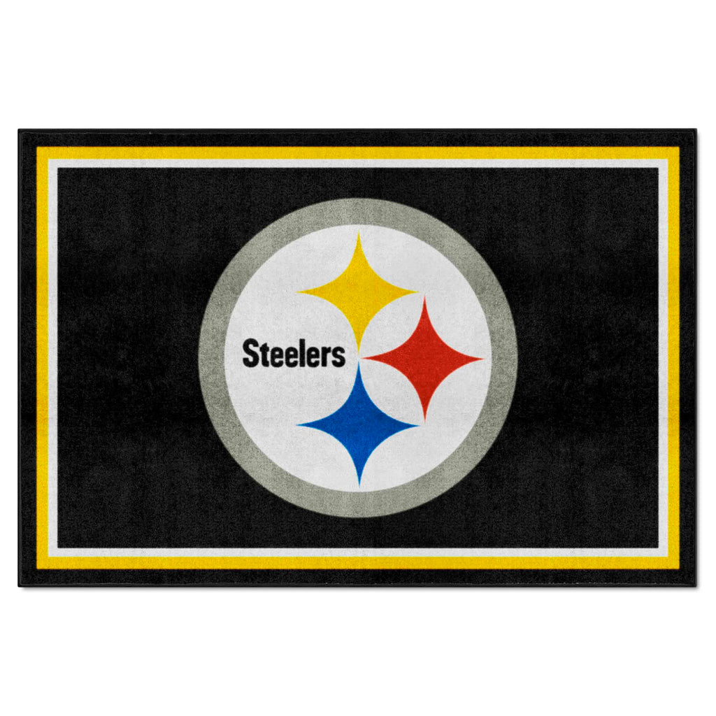Fanmats - NFL - Pittsburgh Steelers 5x8 Rug 59.5''x88''