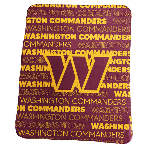 Washington Commanders Blanket 50x60 Fleece Classic - Logo Brands