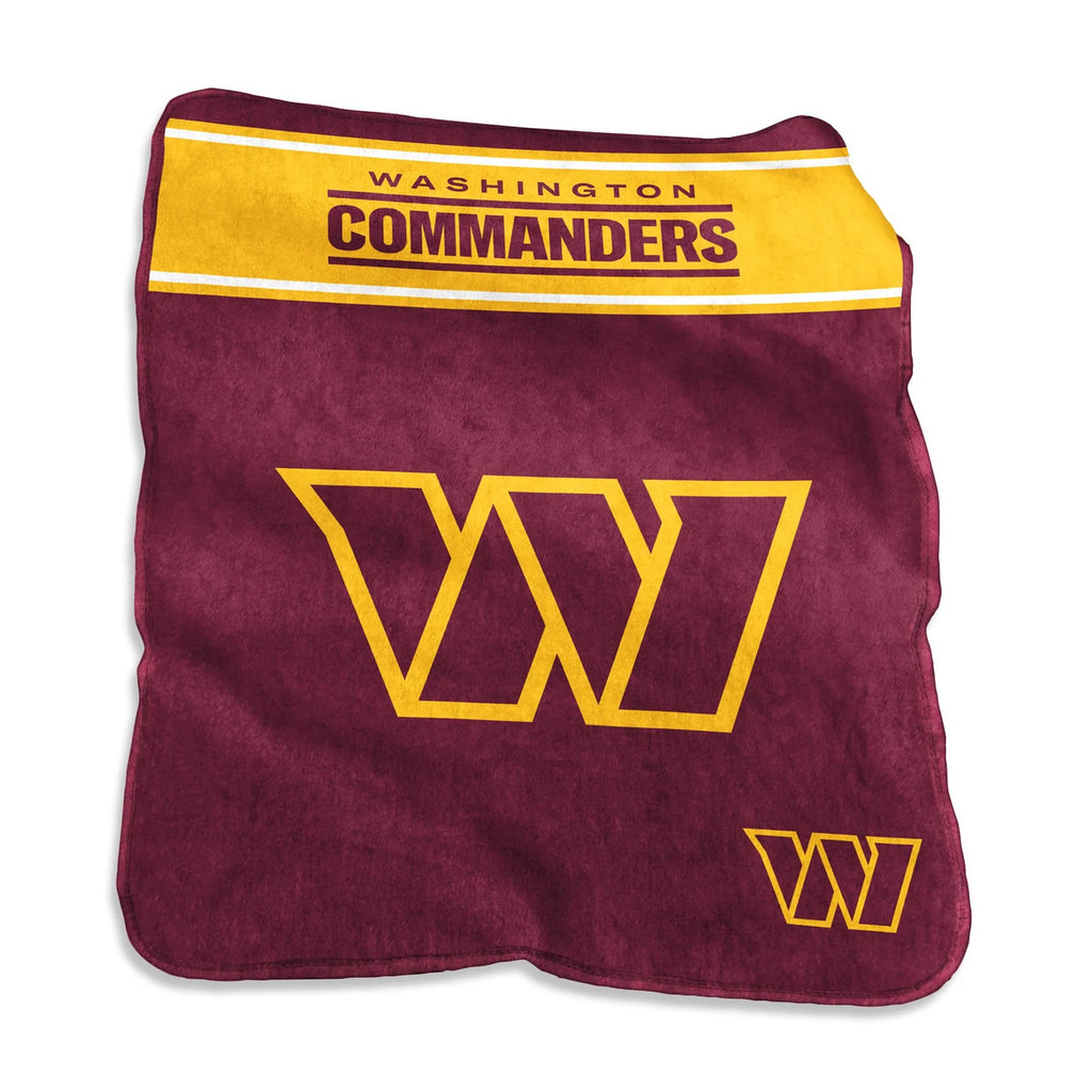 Washington Commanders Blanket 60x80 Raschel Throw - Logo Brands