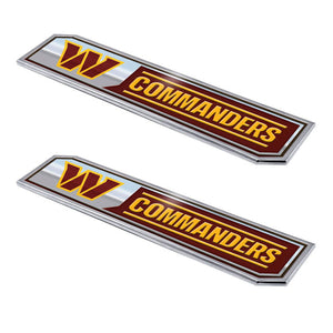 Washington Commanders Auto Emblem Truck Edition 2 Pack - Logo Brands