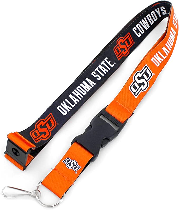 Oklahoma State Cowboys Lanyard Reversible - Aminco