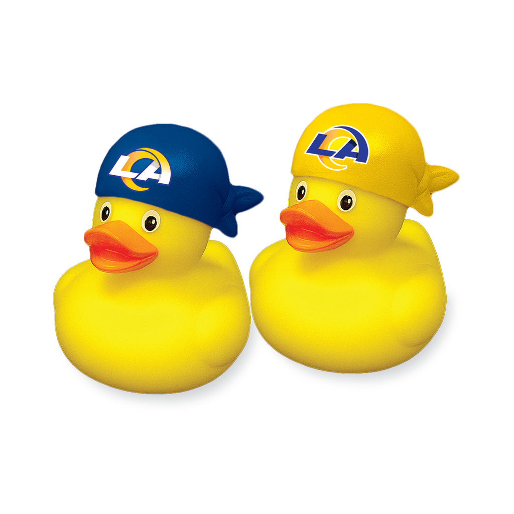 Los Angeles Rams Rubber Duck 2 Pack Set - Aminco