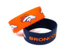 Denver Broncos Bracelets 2 Pack Wide - Aminco