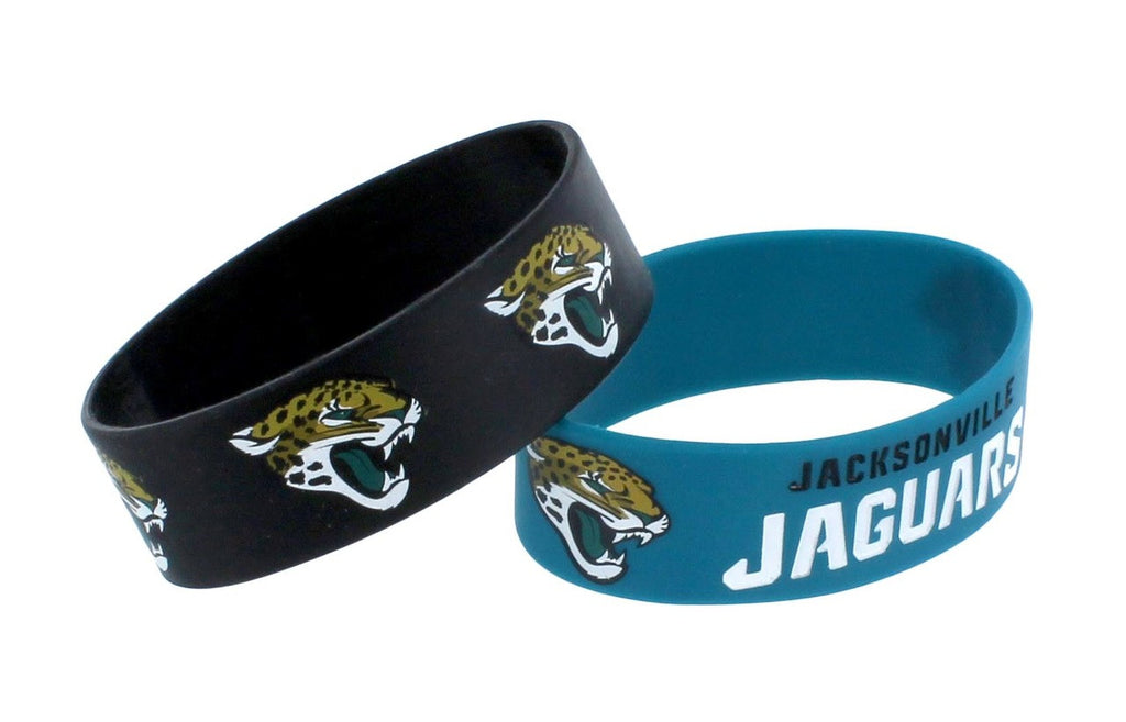 Jacksonville Jaguars Bracelets 2 Pack Wide - Aminco