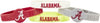 Alabama Crimson Tide Bracelets 4 Pack Silicone - Special Order - Aminco