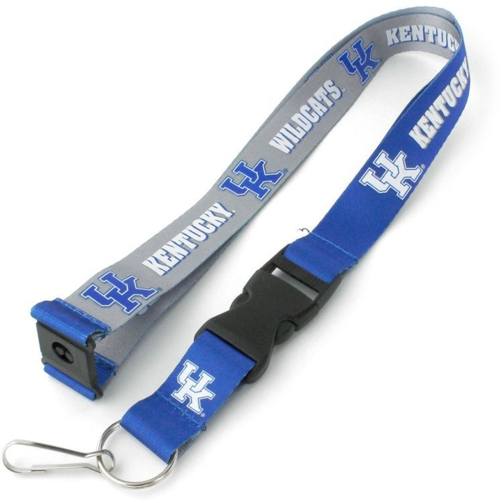 Kentucky Wildcats Lanyard Reversible Blue and Cool Gray - Aminco