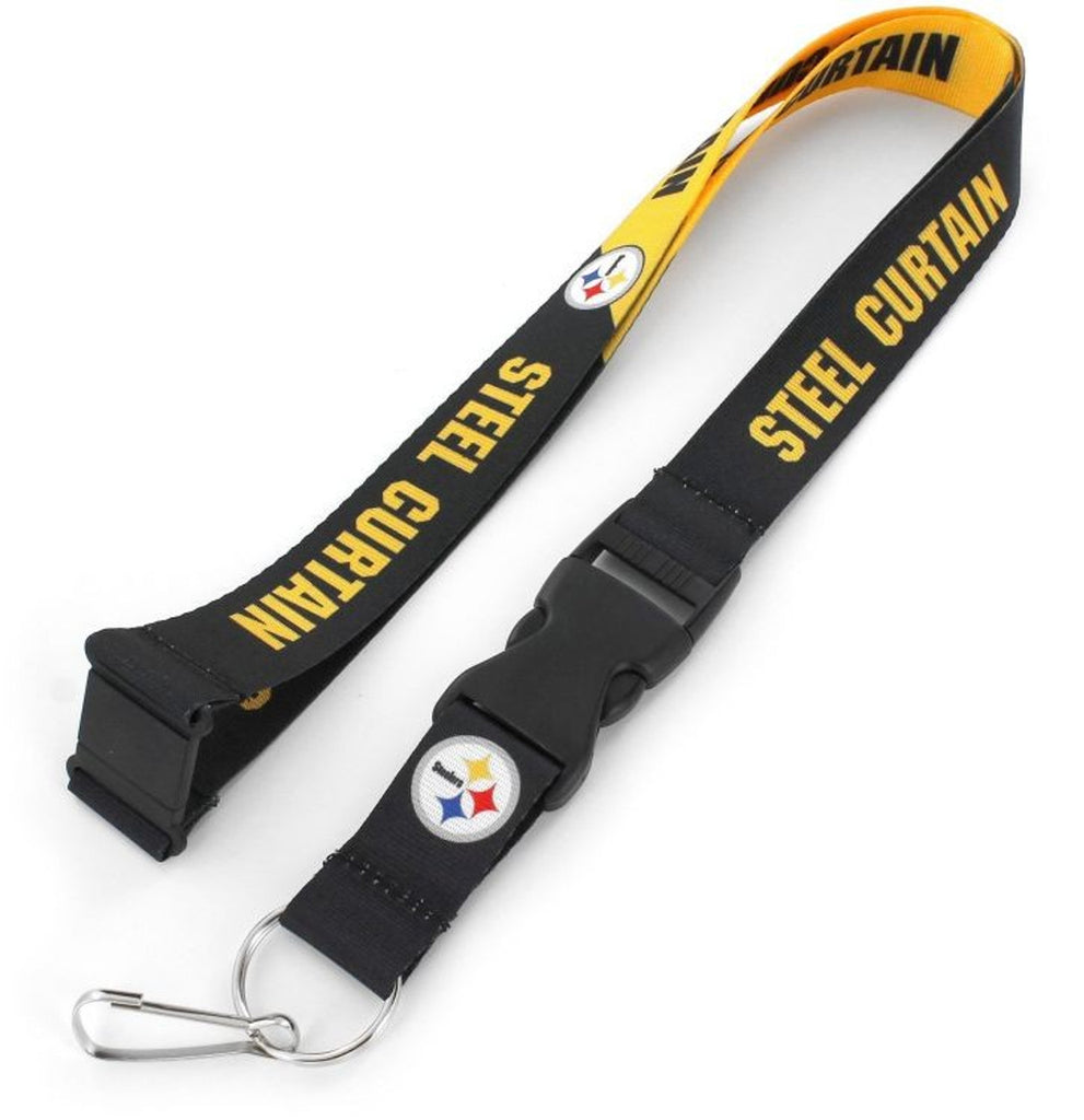 Pittsburgh Steelers Lanyard Breakaway Style Slogan Design - Aminco