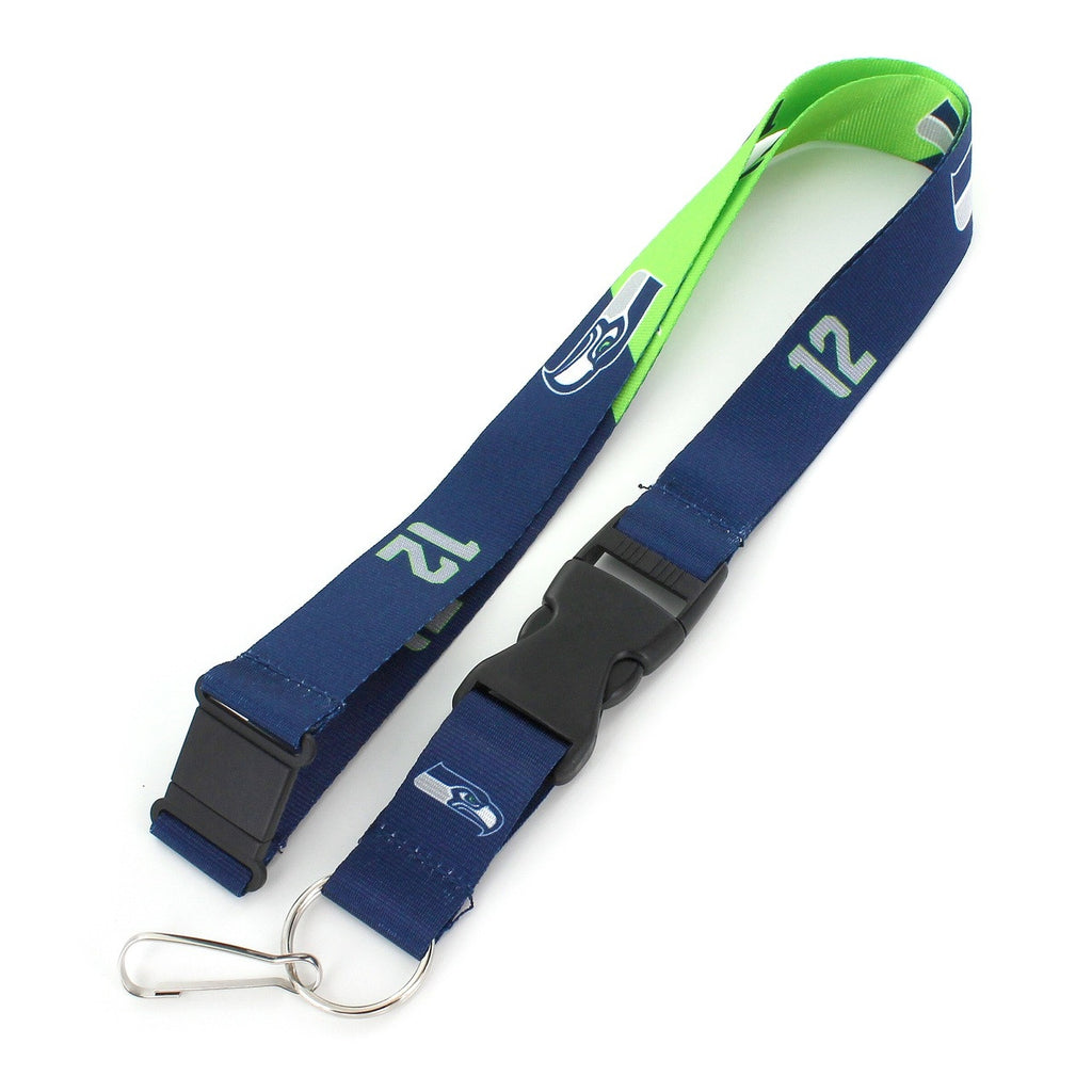 Seattle Seahawks Lanyard Breakaway Style Slogan Design - Aminco