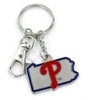 Philadelphia Phillies Keychain State Design - Aminco