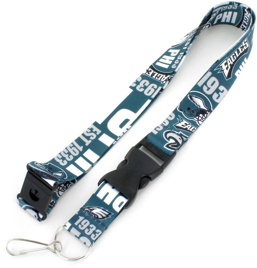 Philadelphia Eagles Lanyard Breakaway Style Dynamic Design - Aminco