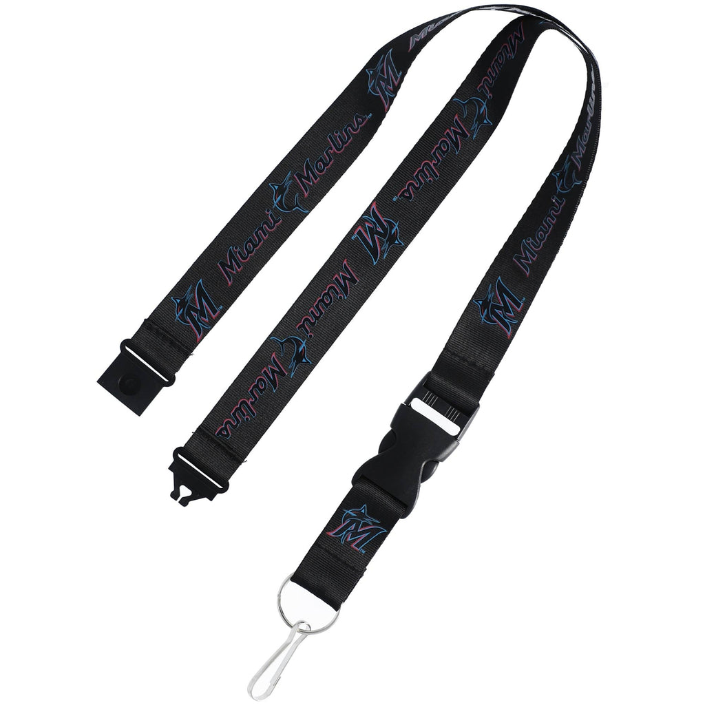 Miami Marlins Lanyard Black - Aminco