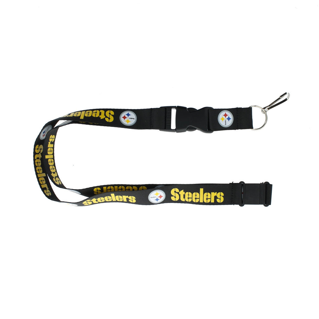 Pittsburgh Steelers Lanyard Black - Aminco