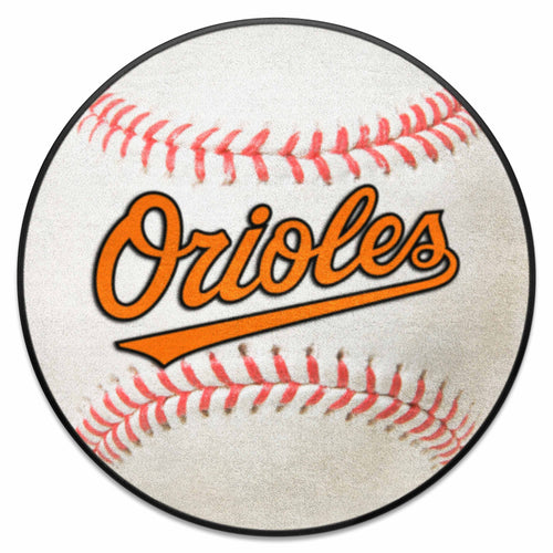 Fanmats - MLB - Baltimore Orioles Baseball Mat 27'' diameter