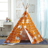 Childrens Teepee, Orange Puzzle - turtleplay