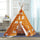 Childrens Teepee, Orange Puzzle - turtleplay