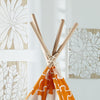 Childrens Teepee, Orange Puzzle - turtleplay