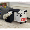 Children’s Cow Storage Bench With Cushion - turtleplay