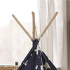 Children’s Teepee, Blue With White Stars - turtleplay