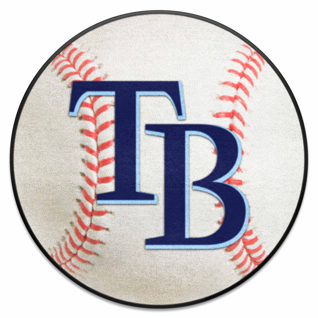 Fanmats - MLB - Tampa Bay Rays Baseball Mat 27'' diameter