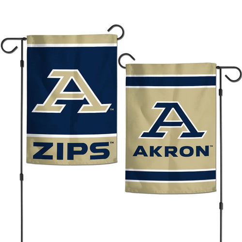Akron Zips Flag 12x18 Garden Style 2 Sided - WinCraft