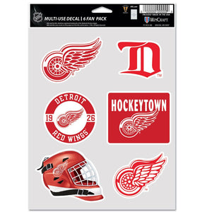 Detroit Red Wings Decal Multi Use Fan 6 Pack Special Order - WinCraft