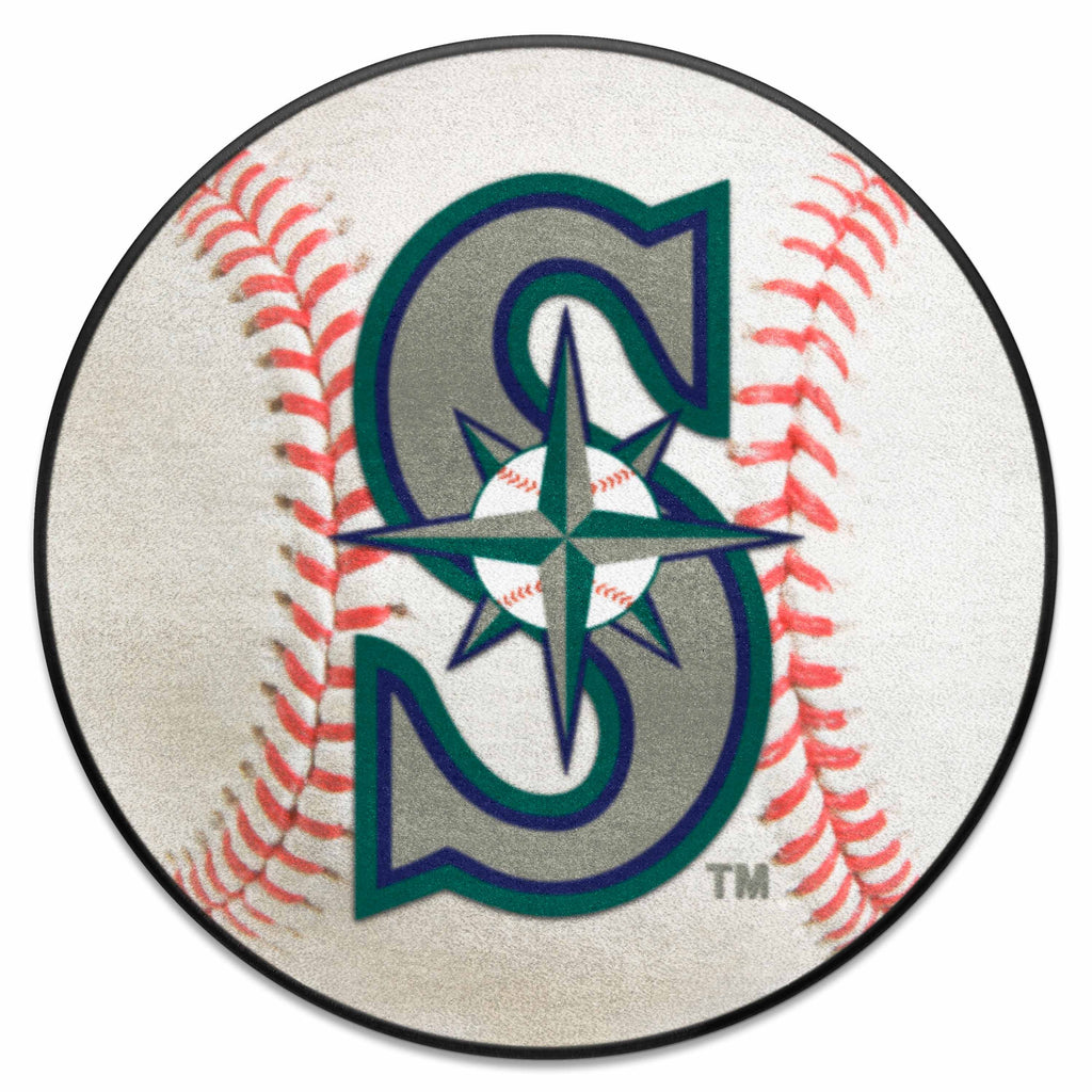 Fanmats - MLB - Seattle Mariners Baseball Mat 27'' diameter