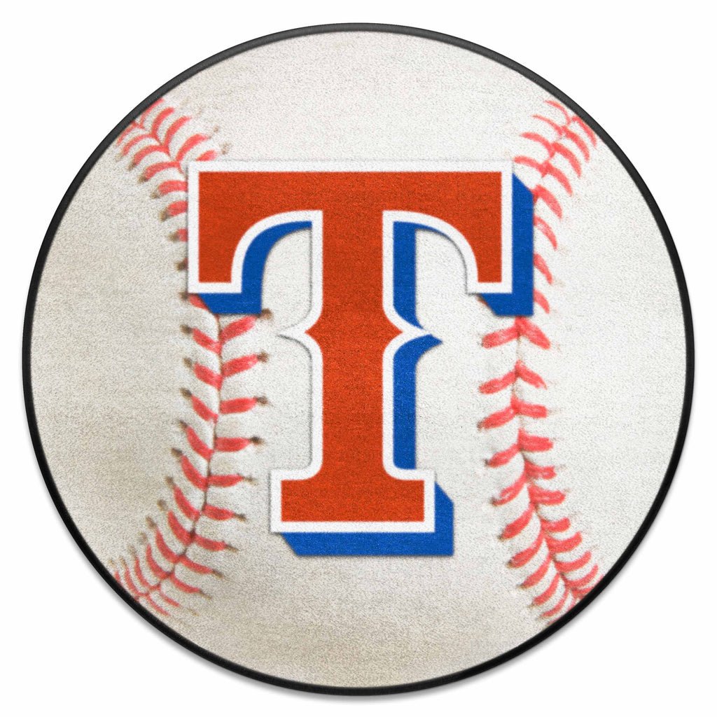Fanmats - MLB - Texas Rangers Baseball Mat 27'' diameter