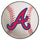 Fanmats - MLB - Atlanta Braves Baseball Mat 27'' diameter