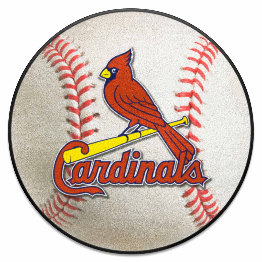 Fanmats - MLB - St. Louis Cardinals Baseball Mat 27'' diameter