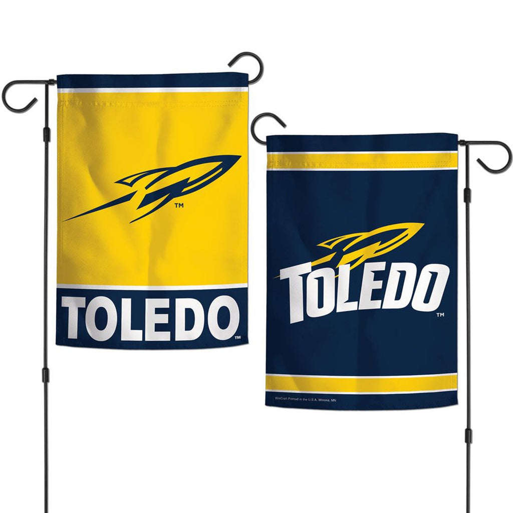 Toledo Rockets Flag 12x18 Garden Style 2 Sided - Wincraft