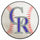 Fanmats - MLB - Colorado Rockies Baseball Mat 27'' diameter