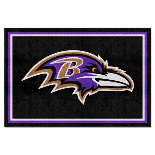 Fanmats - NFL - Baltimore Ravens 5x8 Rug 59.5''x88''