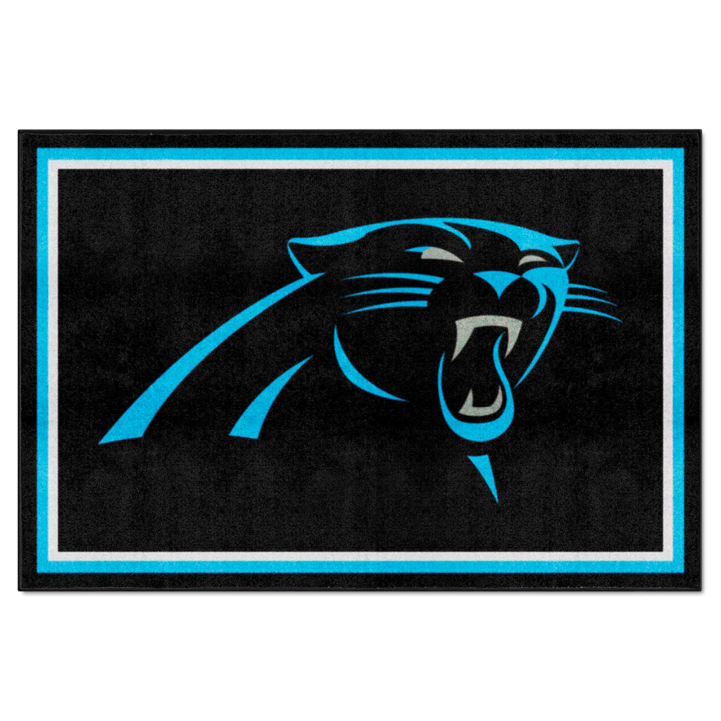 Fanmats - NFL - Carolina Panthers 5x8 Rug 59.5''x88''
