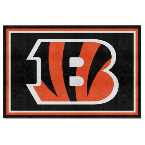 Fanmats - NFL - Cincinnati Bengals 5x8 Rug 59.5''x88''