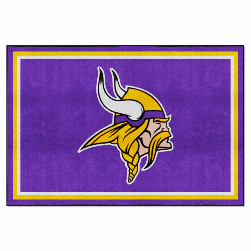 Fanmats - NFL - Minnesota Vikings 5x8 Rug 59.5''x88''