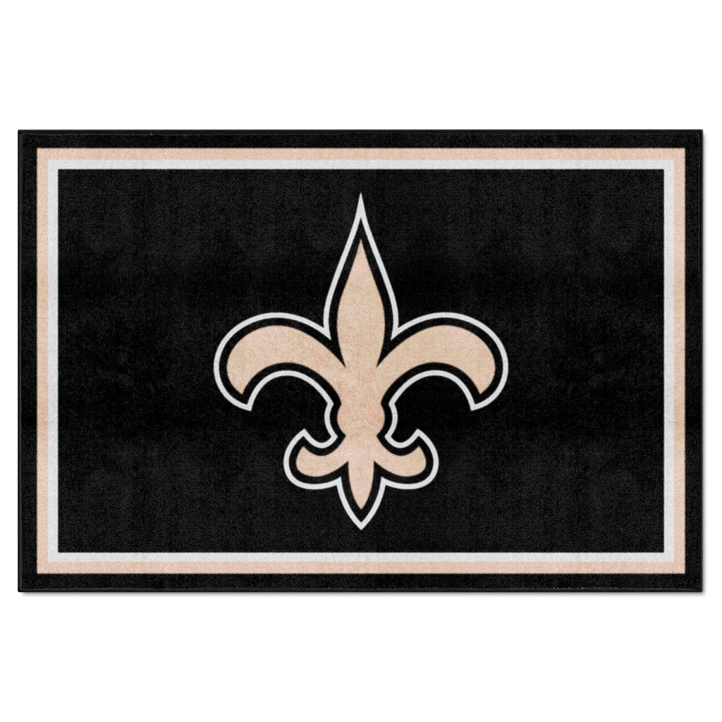 Fanmats - NFL - New Orleans Saints 5x8 Rug 59.5''x88''