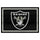 Fanmats - NFL - Oakland Raiders 5x8 Rug 59.5''x88''