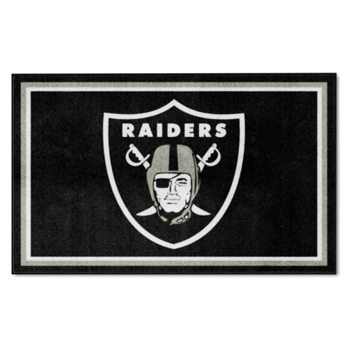 Fanmats - NFL - Oakland Raiders 4x6 Rug 44''x71''