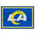 Fanmats - NFL - Los Angeles Rams 5x8 Rug 59.5''x88''