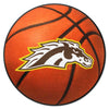 Fanmats - Western Michigan University Basketball Mat 27'' diameter