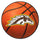 Fanmats - Western Michigan University Basketball Mat 27'' diameter