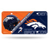 Denver Broncos License Plate Metal - Rico Industries