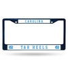 North Carolina Tar Heels License Plate Frame Metal Navy - Rico Industries