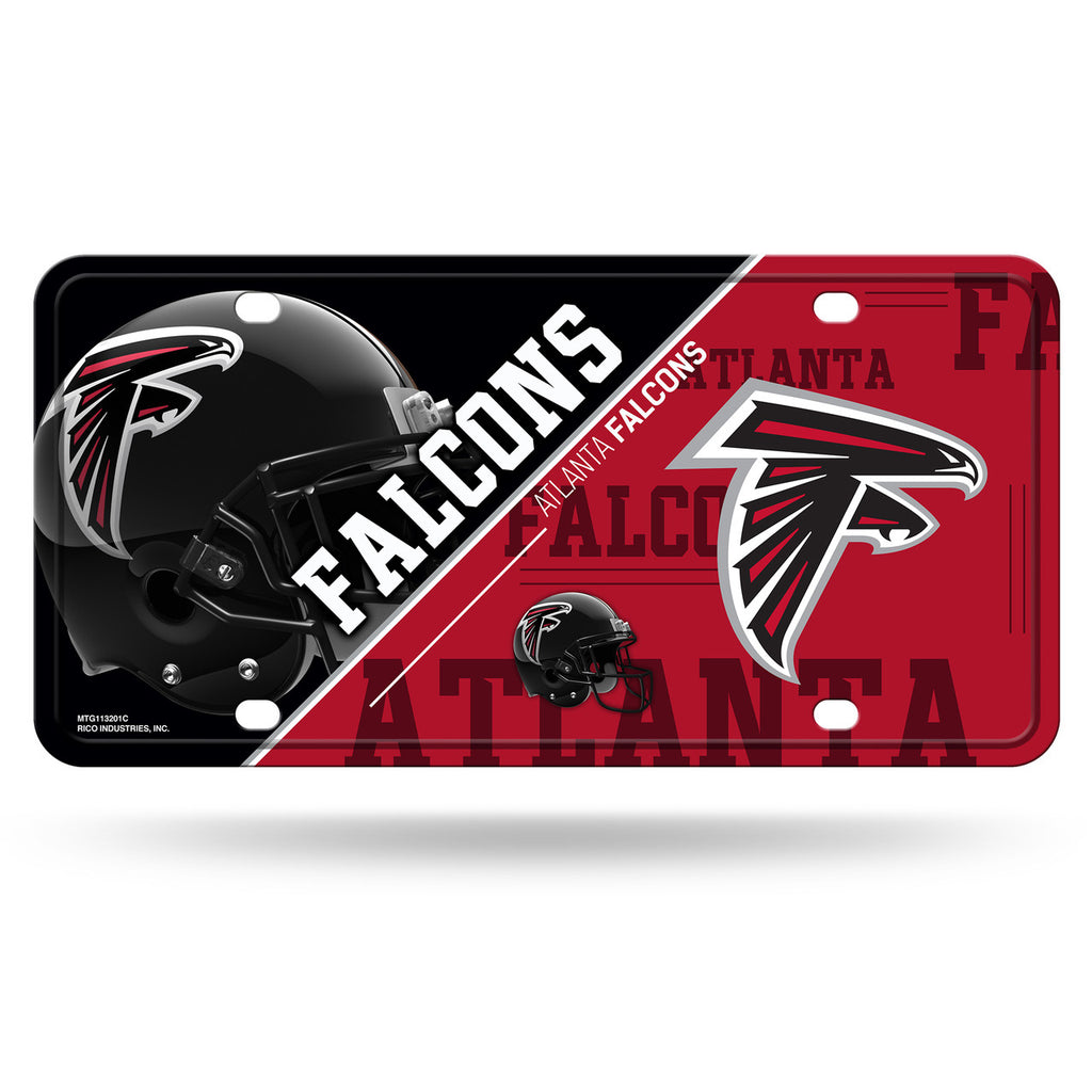 Atlanta Falcons License Plate Metal - Rico Industries
