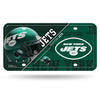 New York Jets License Plate Metal Alternate Design - Rico Industries