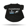 Philadelphia Eagles Pet T-Shirt Size Small Super Bowl 52 Champs - Rico Industries