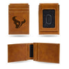 Houston Texans Wallet Front Pocket Laser Engraved - Rico Industries