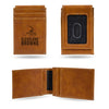 Cleveland Browns Wallet Front Pocket Laser Engraved - Rico Industries