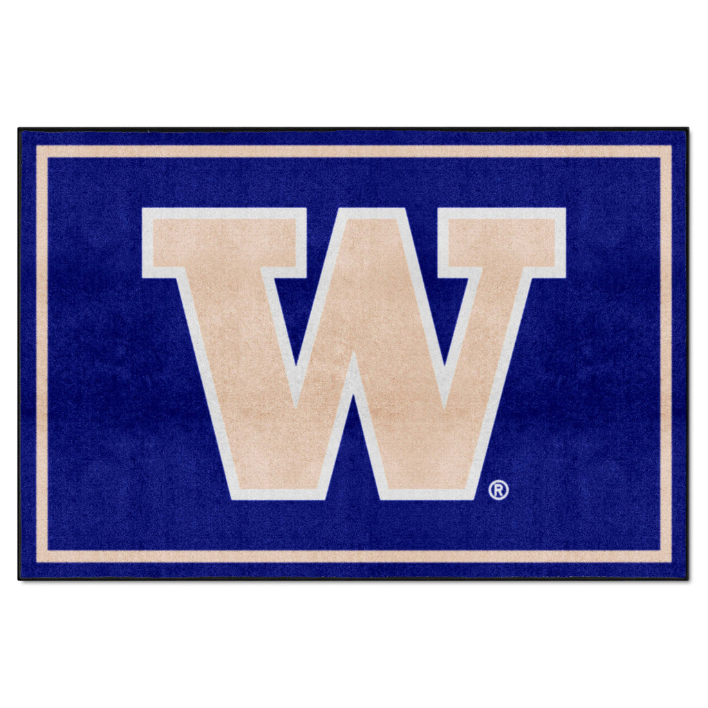 Fanmats - University of Washington 5x8 Rug 59.5''x88''